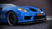 Mercedes SLK R171 (for Me-SLK -r171-AMG172-f1) 2004-2011 Frontsplitter / Frontläpp Maxton Design